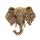 Broche de ramine d&#39;éléphant de la mode en gros de la mode Elephant Broche