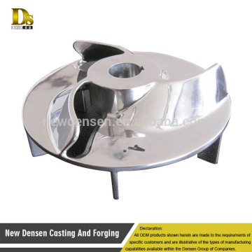 China factory stainless steel investment casting impellers