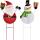 25 &quot;x 11&quot; Znaki Snowman i Santa Yard