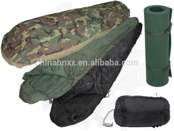 camouflage sleeping bag