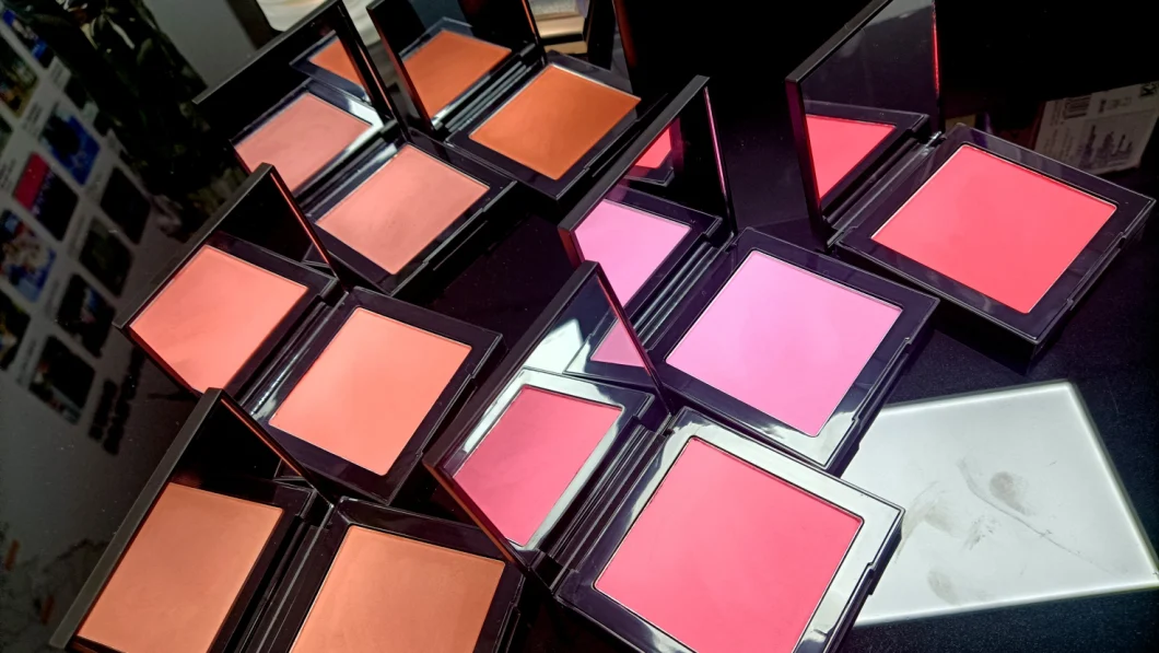 Loose Powder Face Blushes Make up Face Blush Private Label Bulk Pink Blush Compact