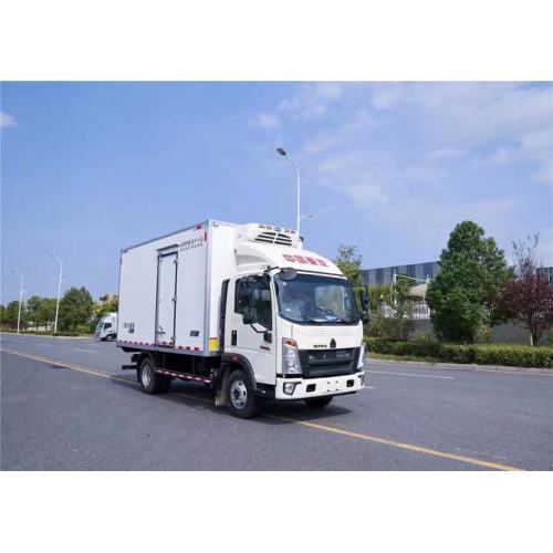 HOWO 4x2 Meat storage refrigerator trucks