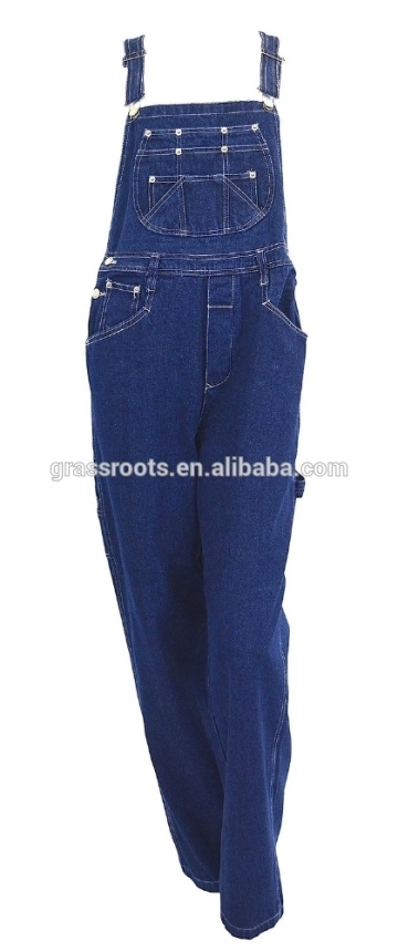 fashion denim bib women coveralls/ new design blue women denim overalls