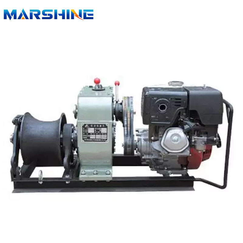 50kn 3Ton Belt Drive Traction Pulling Cable Winch