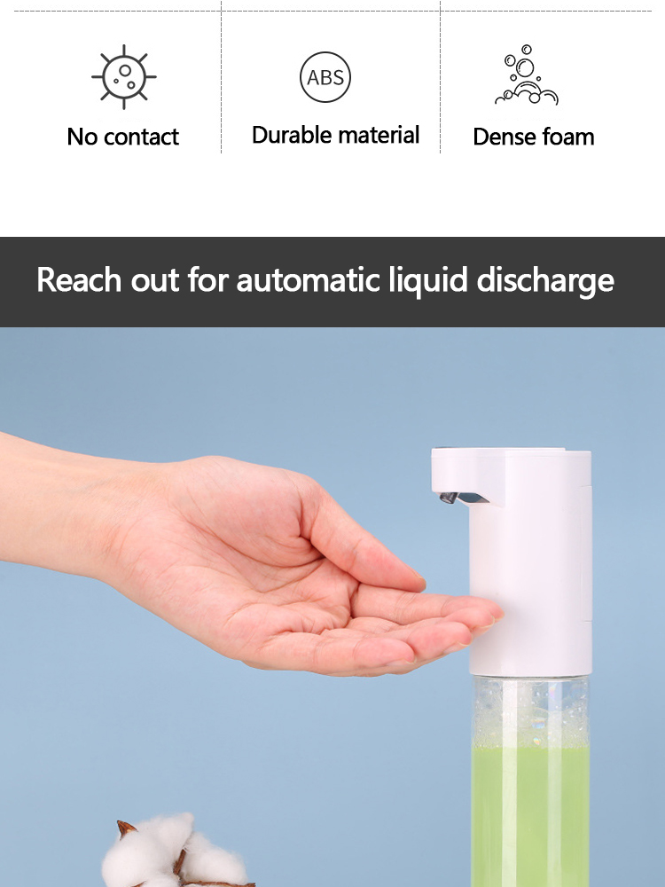 Touchless Hands Free sanitizing Liquid Electric Foam Smart Spray Alcohol Foam Gel Automatic Sensor Soap Dispenser