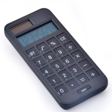 Dual Power 8 Digits Calculator Small Phone Shape Calculator