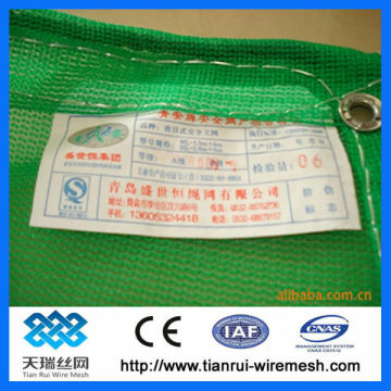 Green HDPE Building Safety Net/building safety protect netting