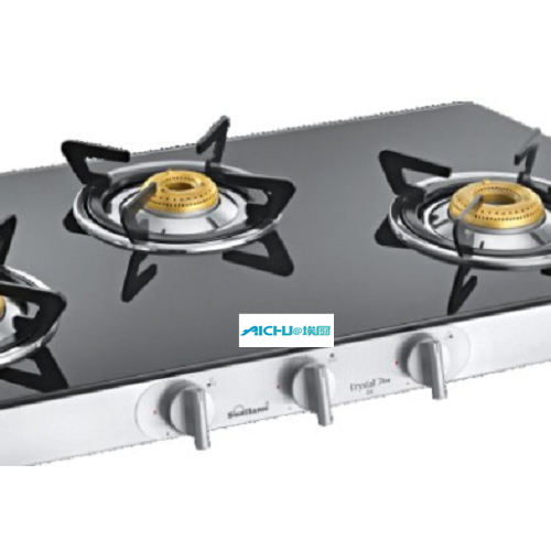 Extra Spacious Toughened Glass Cooktop 3 Burner