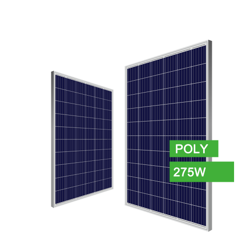Panele słoneczne polikrystaliczne o mocy 275 W.