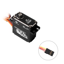FLASH HOBBY M25DHW Servo Motor: High-Torque Titanium Gear RC Plane and Helicopter Parts