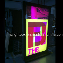 Free Standing Billboard Floor Stand Scrolling Light Box LED Scroller