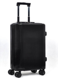 black cheap hard case suitcase , medium size hard side suitcase