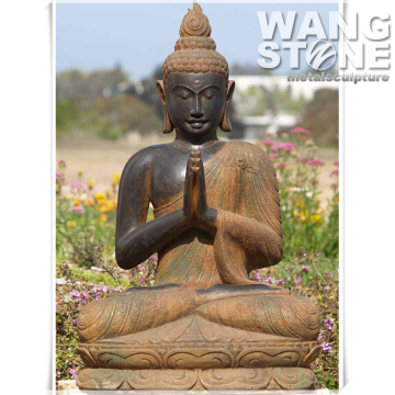 Life Size Granite Praying Buddha Statue