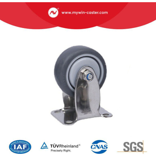 Light Duty Stainless Steel Rigid TPR Caster