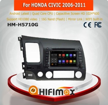 Hifimax Android 5.1 car dvd player for Honda CIVIC 2006-2011 with dvd gps navigation mp3 mp4 usb DAB car dvd player