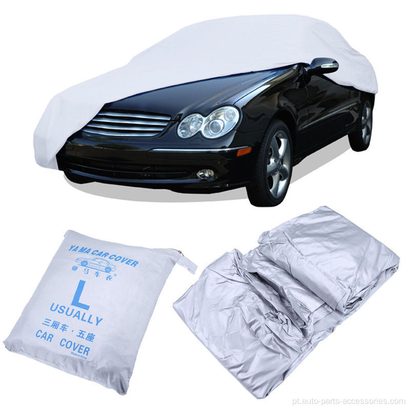 Cortina de proteção de carro cinza barato de algodão PVC