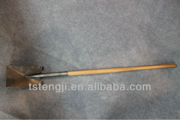 long handle shovel wood handle shovel square shovel and user