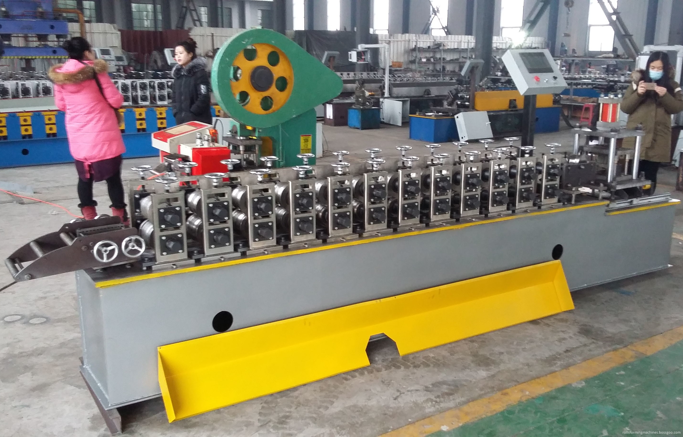 roller shutter door strip making machine