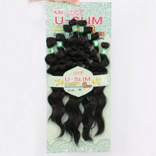 Adorable cheap premium fiber U-SLIM 8pcs hair weaves,popular natural hair synthetic hair extensions for black women