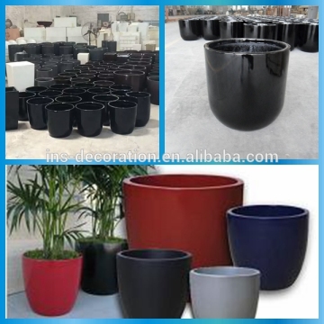 Light weight fibreglass outdoor planters