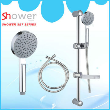 Yuyao stainless steel with hand shower of sliding bar set