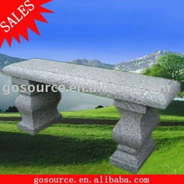 outdoor stone park benches