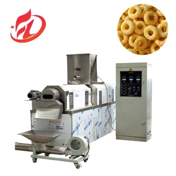 Inflated Corn Puffed Rice Snack Food Extruder Making Machine