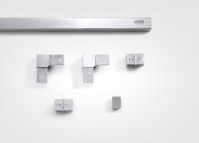 Square Handrail Fitting Kit Stainless Steel