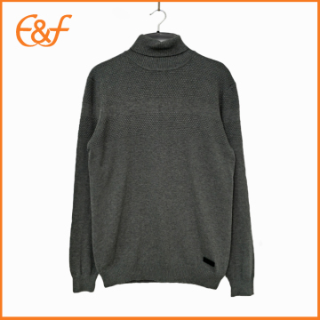 New Style Long Sleeve Turtleneck Sweater For Men