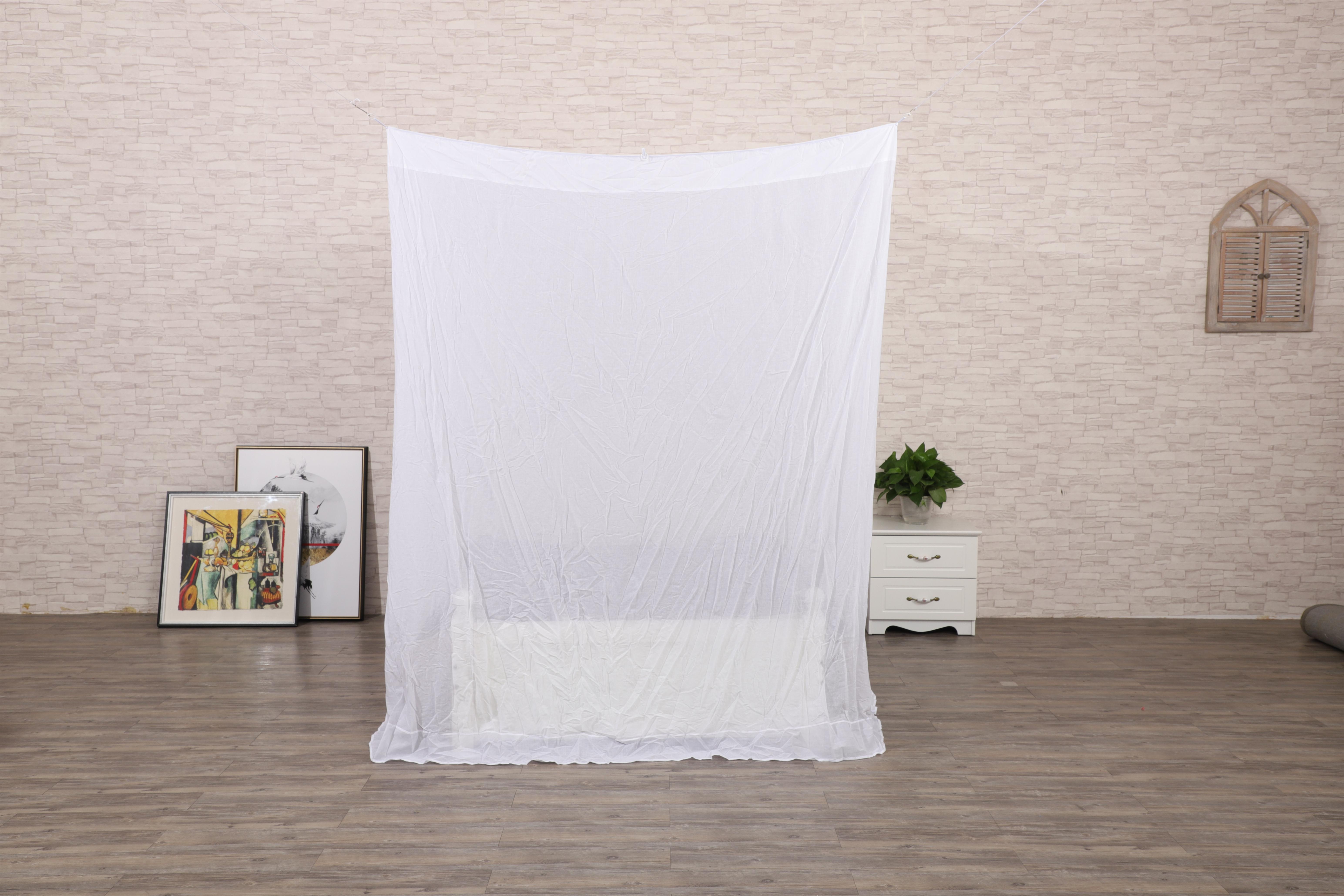 100% Cotton Rectangular Mosquito Net For Bed