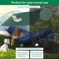 10X10FT Lightweight Camping Hammock Tarp with Poles