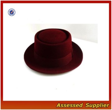 XJ0680/ Red wool hat /fashion wool felt hat