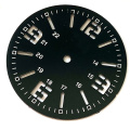 GMT 24 hours Sandwich watch dial