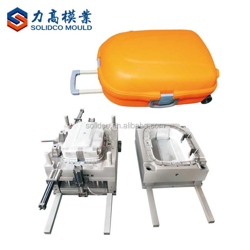 travel plastic luggage suitcase/plastic luggage box suitcase mould