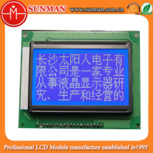 STN blue negative 128x64 graphic lcd module