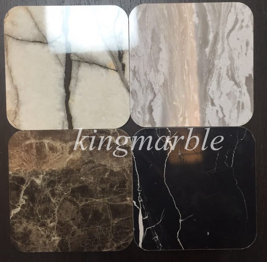 PVC Matrial of  UV Marble sheet