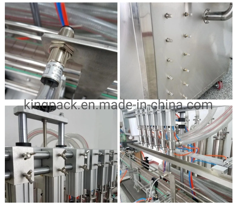 High Quality Automatic 6 Nozzles Filling Machine for Water/Oil/Milk