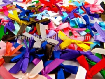 Custom new design fashion handmade garments small satin bow