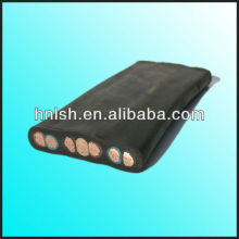flat cable used for submersible well pump,NBR rubber flexible cable