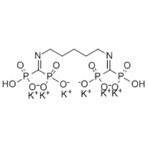 Dihydrogène [hexane-1,6-diylbis [nitrilobis (méthylène)]]] tétrakisphosphonate d&#39;hexapotase CAS 53473-28-2