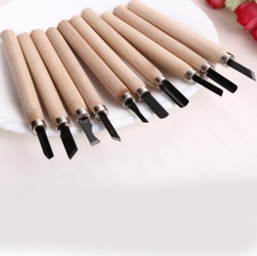 10pcs DIY Hand-Carved Carving Knife Art Woodcut Paper Knife Set