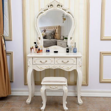 Hot Sale European Wood Girls Dressing Table