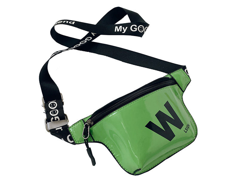 Customized Pu kids sports fashion wear belt bag candy color for children eco friendly waist bag