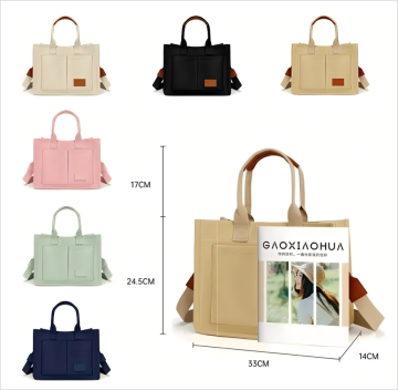 Personalized Waxed Canvas Tote