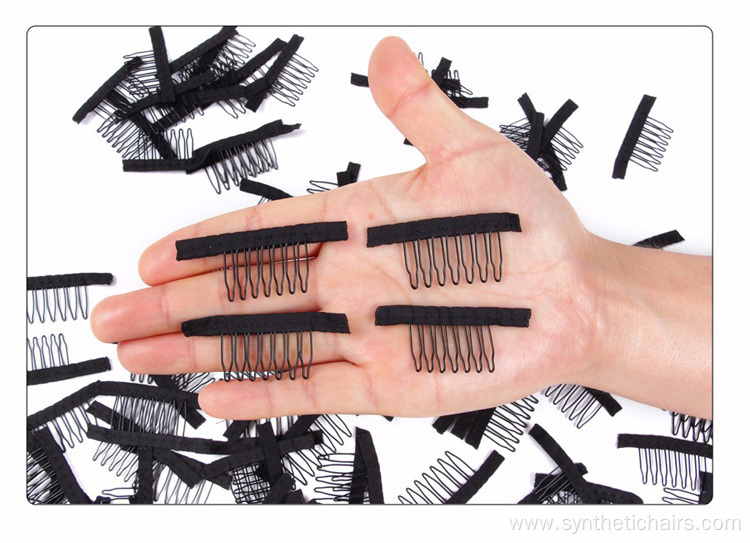 7 Teeth Stainless Steel Wig Combs For Wig