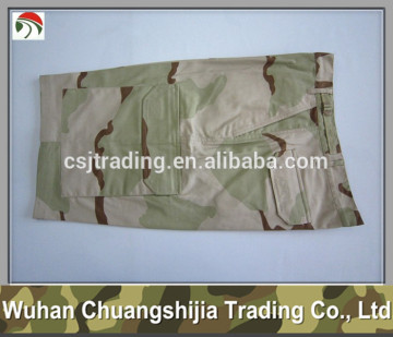 camouflage army short pants