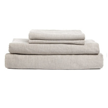 Stone Washed 100% Natural Pure Linen Flax Fiber Linen Bedding Bed Sheet set