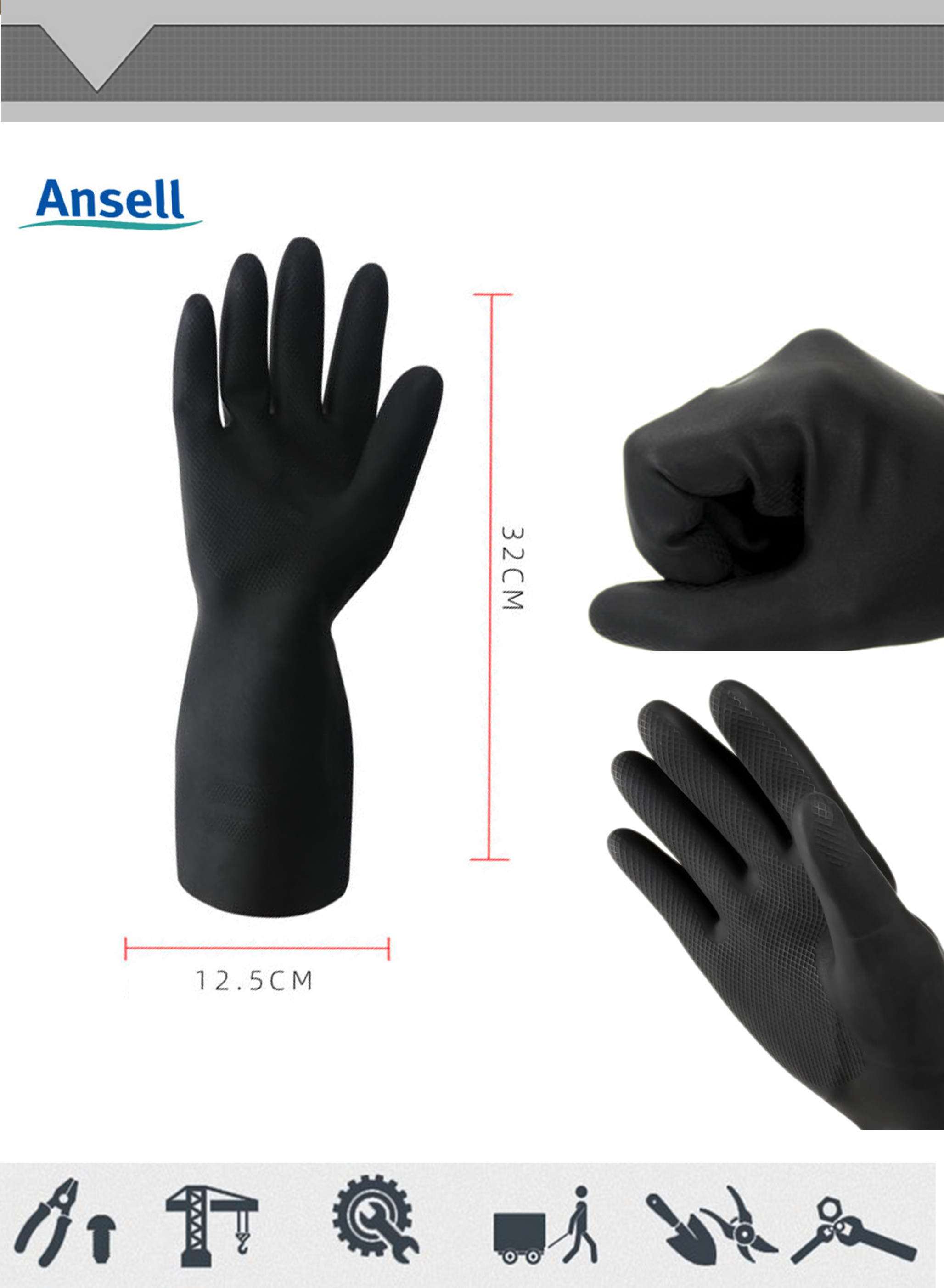 Wholesale customized good quality various widely used examination latex gloves