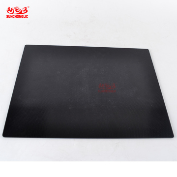 Sunchonglic Household Black Crystal Glass Plate 28x36cm for Induction Cooktop