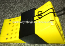 Hight capacity truck plastic wheel chock, wheel chock holder